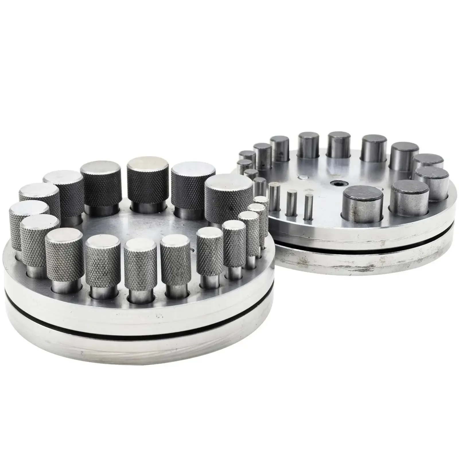 17 Holes Disc Cutting Tool, from 4mm-20mm, Practical, Jewelry Making Tool, Metal Forming Punch Die for Sheets Ring Making Home