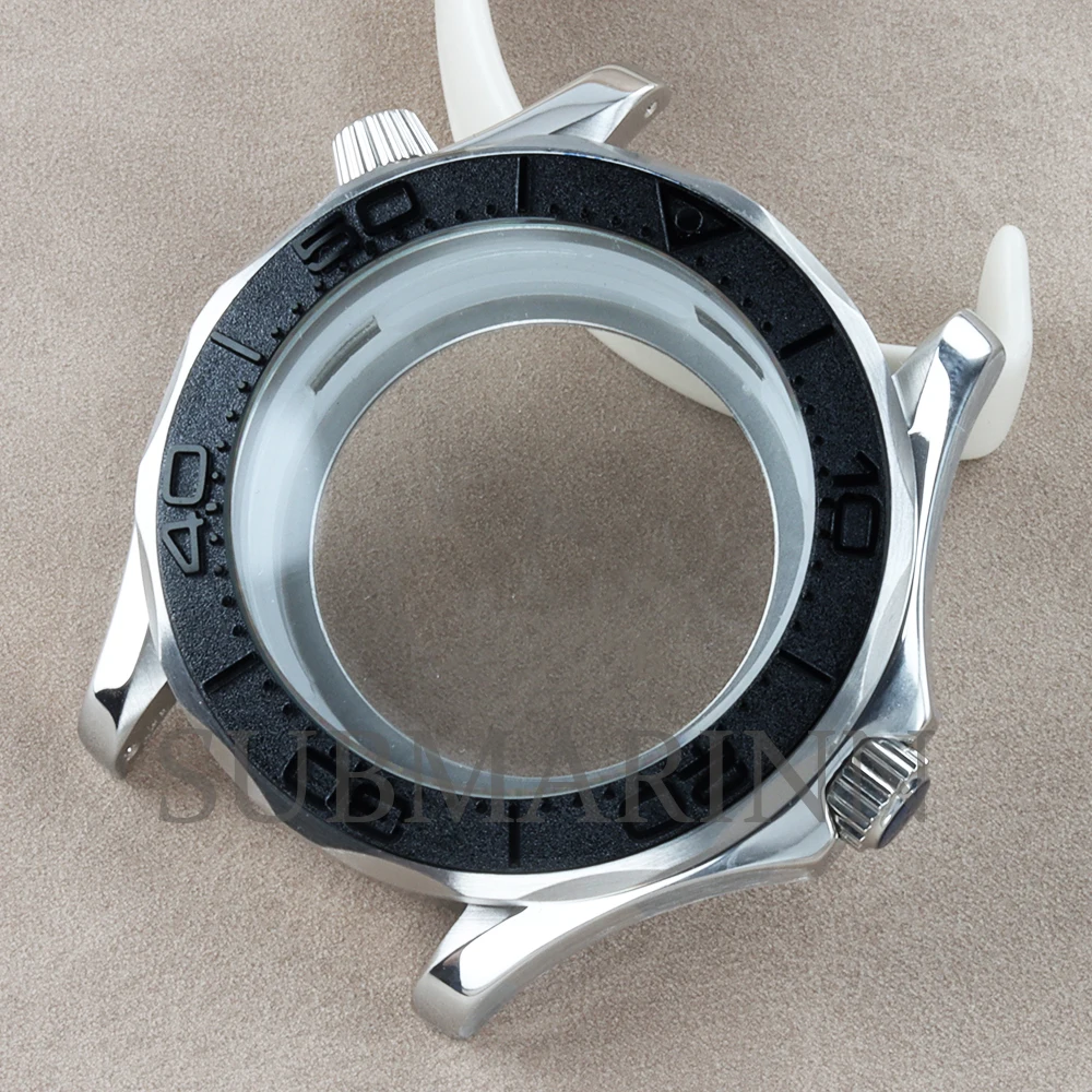 NH35 Case Bracelet 41mm Watch Case Waterproof 316L Stainless Steel FIT Seiko NH35 NH36 Movement 31mm Dial Seamaster 300 Case image 3