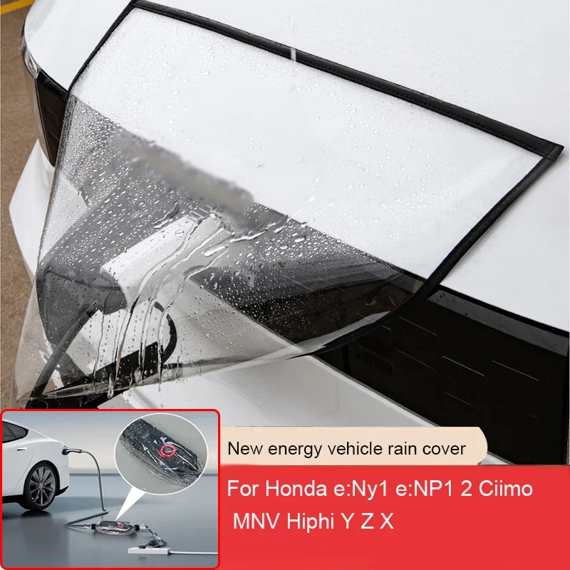 Car New Energy Charging Port Rain Cover Rainproof Charging Gun Storage Bag For Honda eNy1 eNP1 2 Ciimo MNV Hiphi Y Z X Accessory