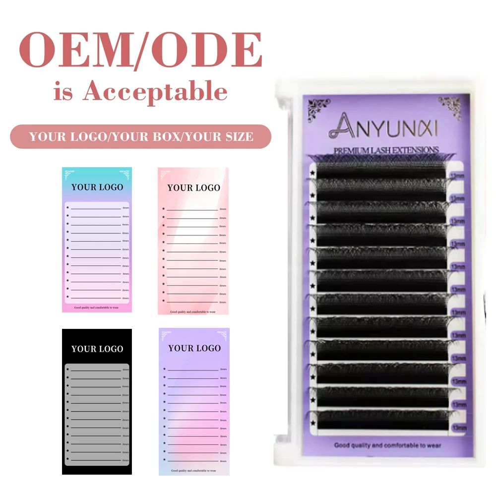 OEM/ODM يقبل رموش ملصق الشعار المخصص