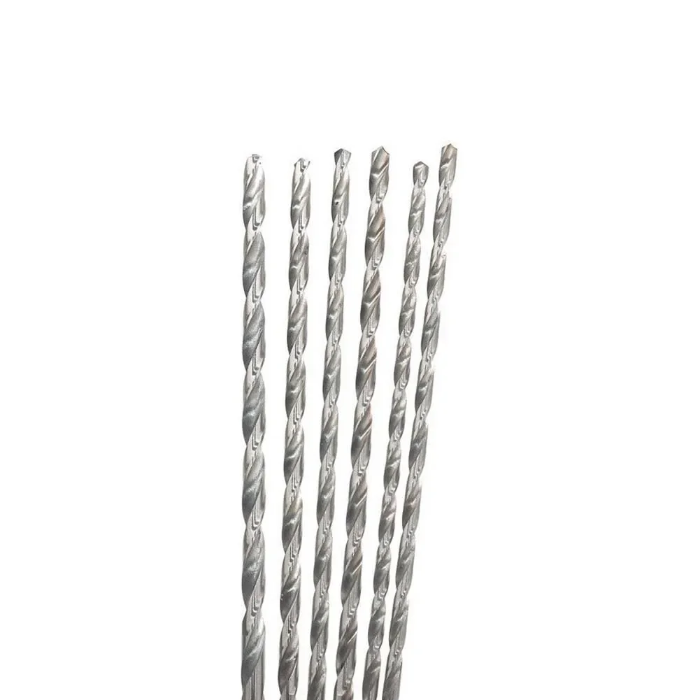 

4Pcs HSS Drill Bits 200mm Extra Long For Wood And Metal Suitable For Various Drilling Tasks With Electric Drills