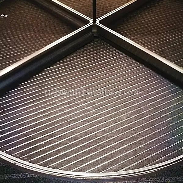 Modern Striped Anti-Slip Walkway Mat Indoor/Outdoor Floor Protection Aluminum Floor Mat for Corridors & Aisles for Home or Hotel