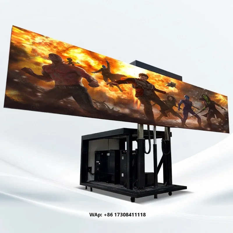 Outdoor High Resolution 3-Sided Digital Mobile Advertising Light Emitting Diode Display Vehicle TV Large Screen