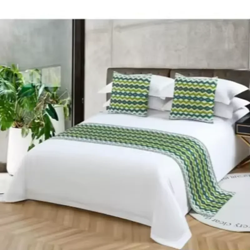 BRIEF Eco-Friendly Twin SUPER KING Full Queen KING Hotel Bed Sheets Hotel Bedding Set 7pcs