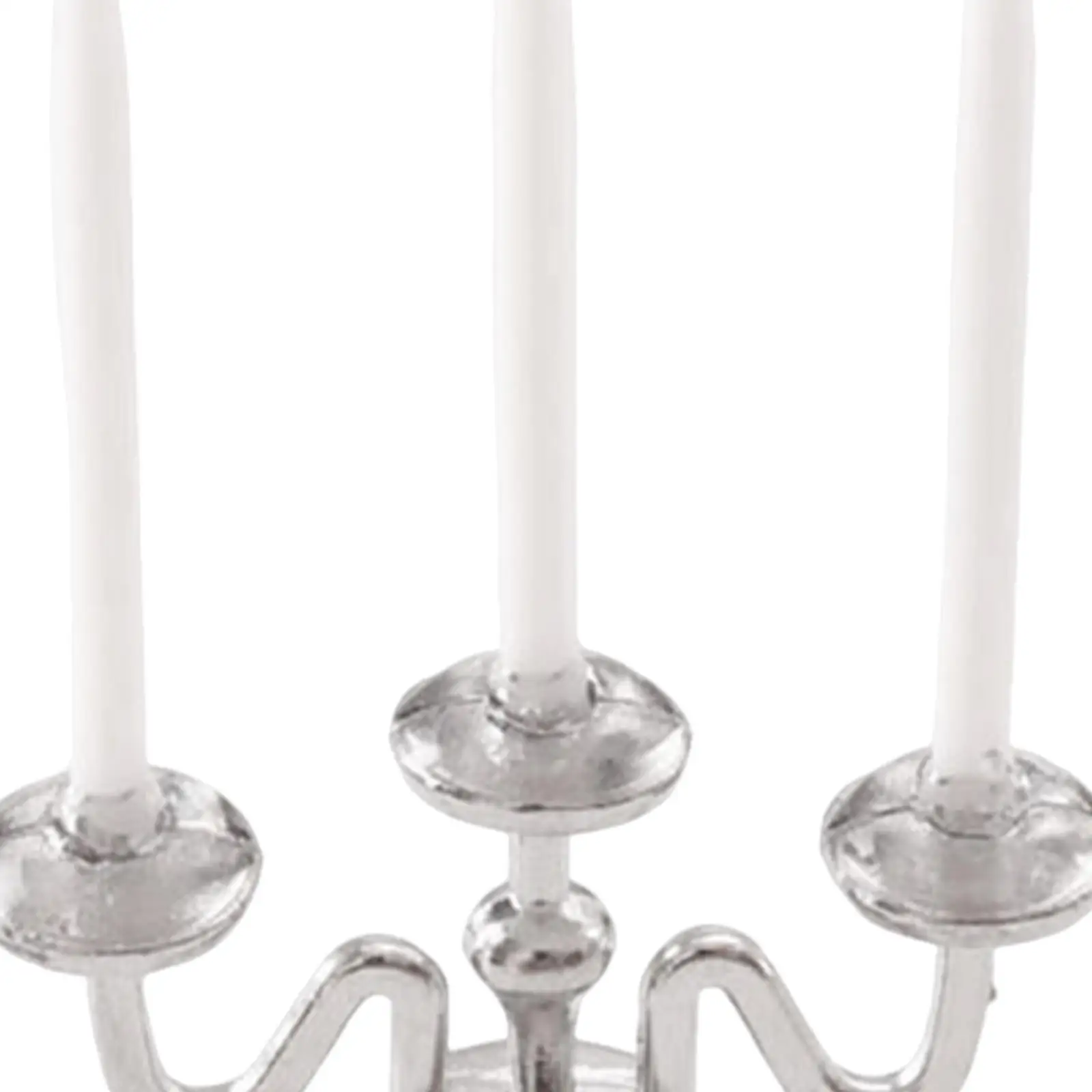 1/12 Dollhouse Candle Holder Cute Doll House Candlestick for Bedroom Cabinet