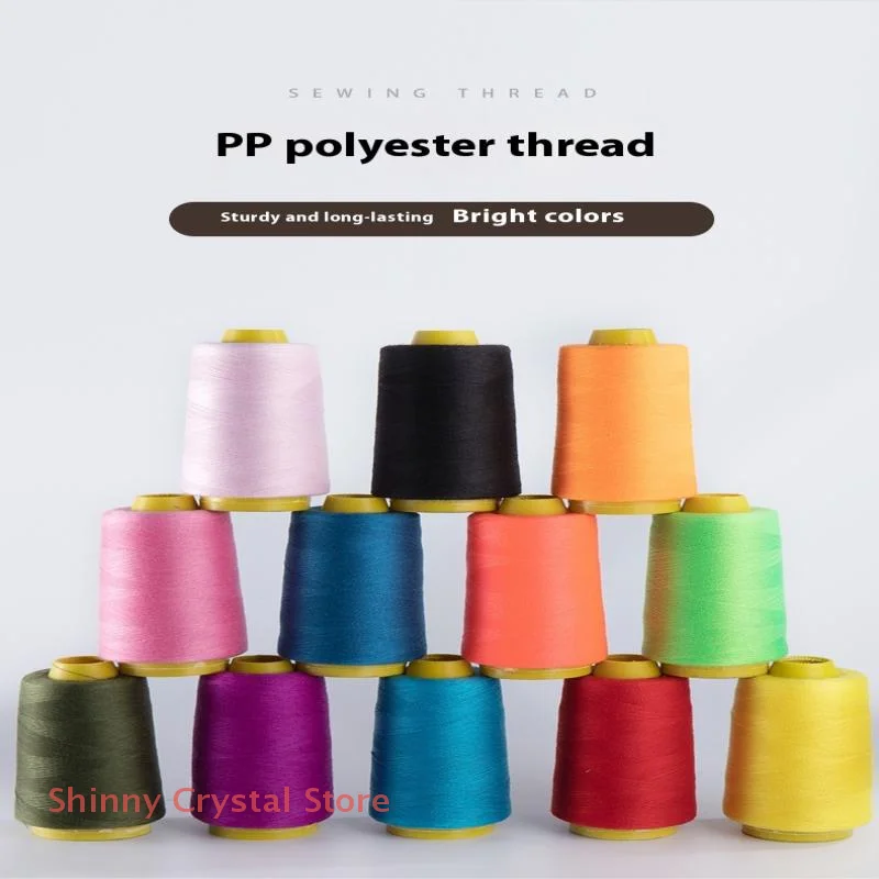 1300 Yards Sewing Strong Polyester Thread 20S/2 Upholstery Canvas Tapestry Pants Shoes Leathercraft Accs