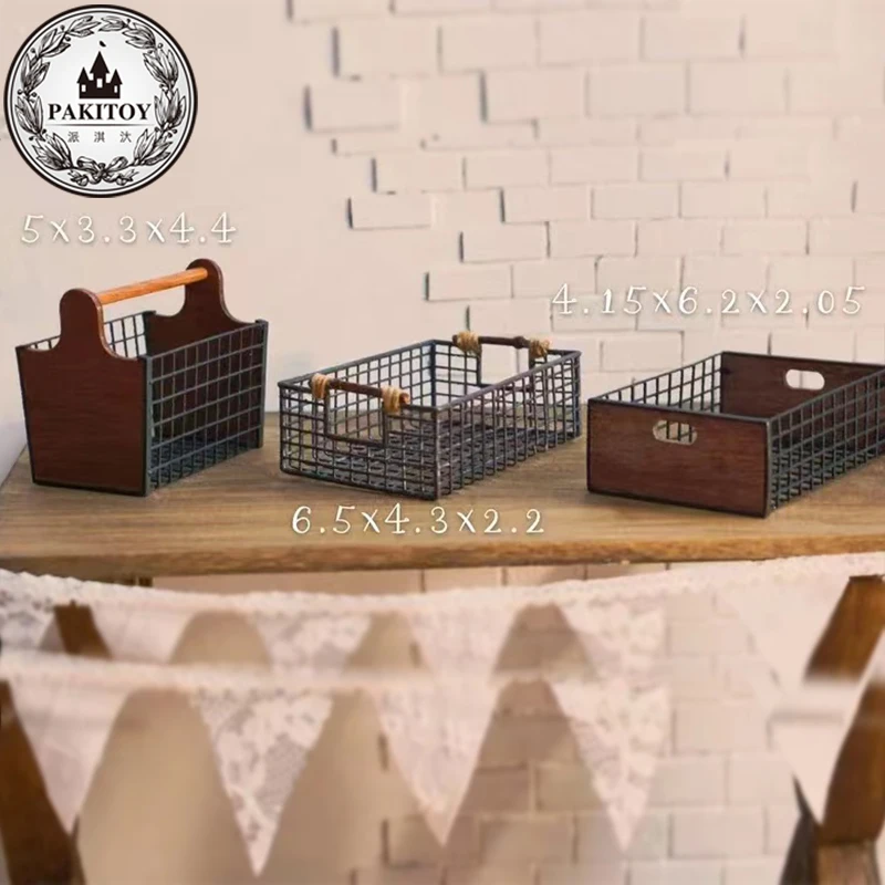 1/6 Doll House Model Furniture Accessories Kitchen Tray Basket Ornaments Bjd Ob11 Gsc Blyth Soldier Lol Miniatures Decoration