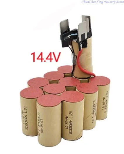 ALLCCX 14.4V Power tools battery for BOSCH cordless drill, cordless driver drill,  14V GSR14.4-2, GSR14.4V-2