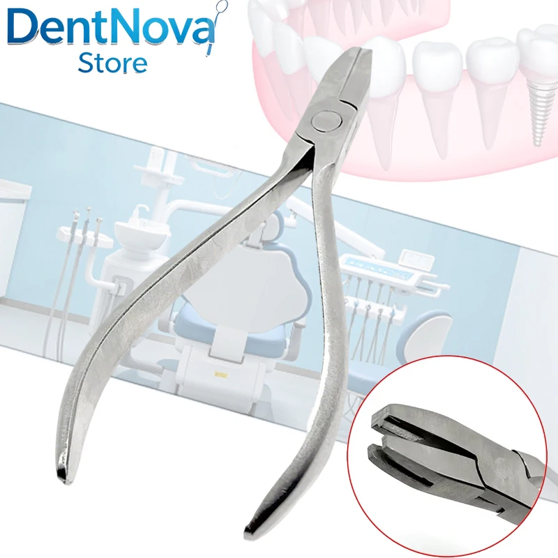 

2pcs Dental Ortho V Stop Loop Bending Pliers Orthodontic Lab Tool Stainless Steel Forceps for Wire Loop Forming