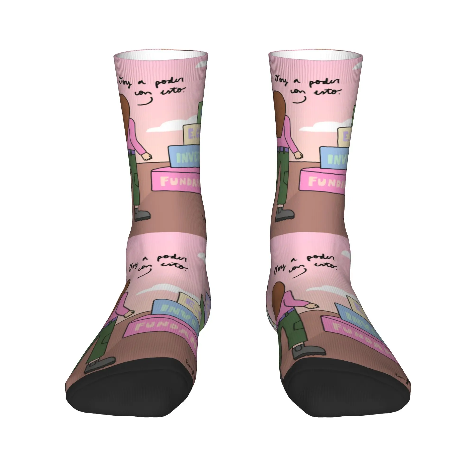 

Doctor Nurse Medical Medicine Enfermera En Apuros Men's Crew Socks Unisex Fashion 3D Print Dress Socks