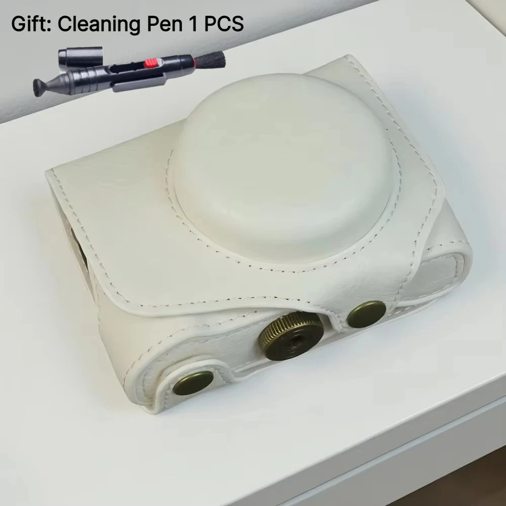 All-inclusive base bag For Canon G7X2 G7X3 Camera case g7x3 g7x2 PU Leather Protective case Accessories +1 PCS Free Cleaning Pen