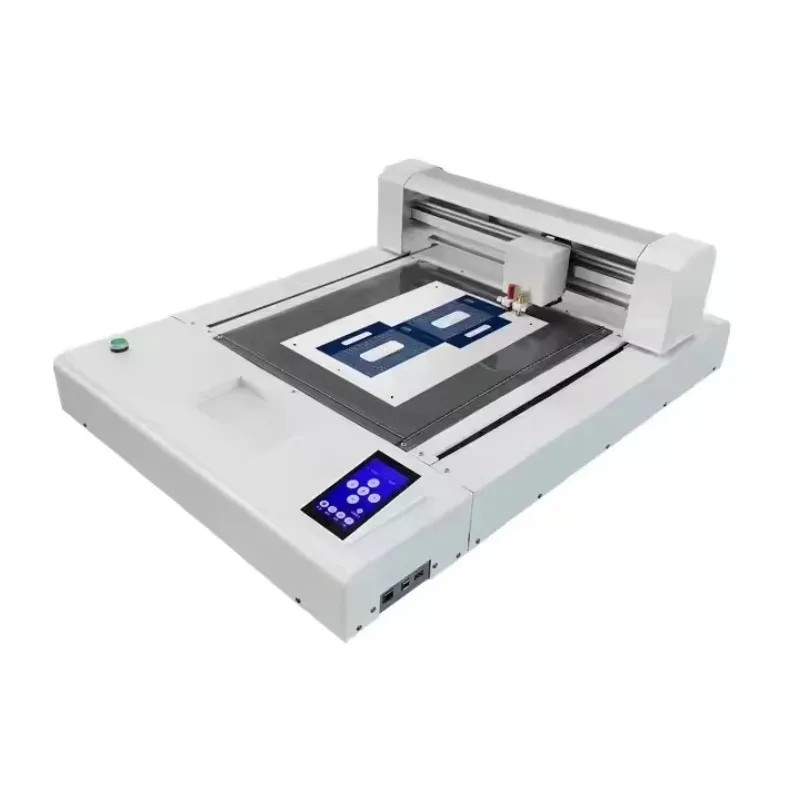 Digital Cnc Die Cutting Machine For Office Printing Shop Paper Sticker Label Automatic Flatbed Cutter Plotter With Contour Cut
