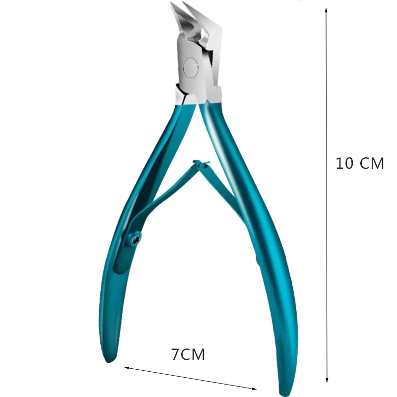 Cuticle Pliers Stainless steel Nail Clippers For Thick or Ingrown Nails professional Cutter Nipper Tools image 4