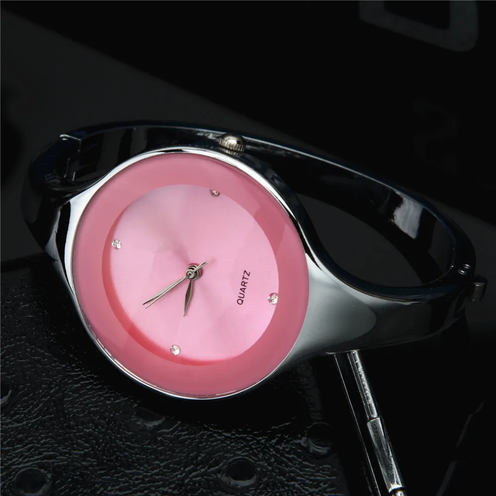 Montre bracelet en acier inoxydable pour femme, montre-bracelet habillée pour femme, horloge à bracelet, cadeau de vacances, mode féminine