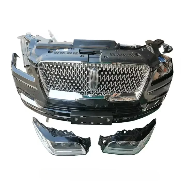 Auto Complete Front Bumper Surround Set for Lincoln Navigator Front Bumper Kit with Headlight OE/JL7Z17D957DPT/JL7Z17D957CPTM