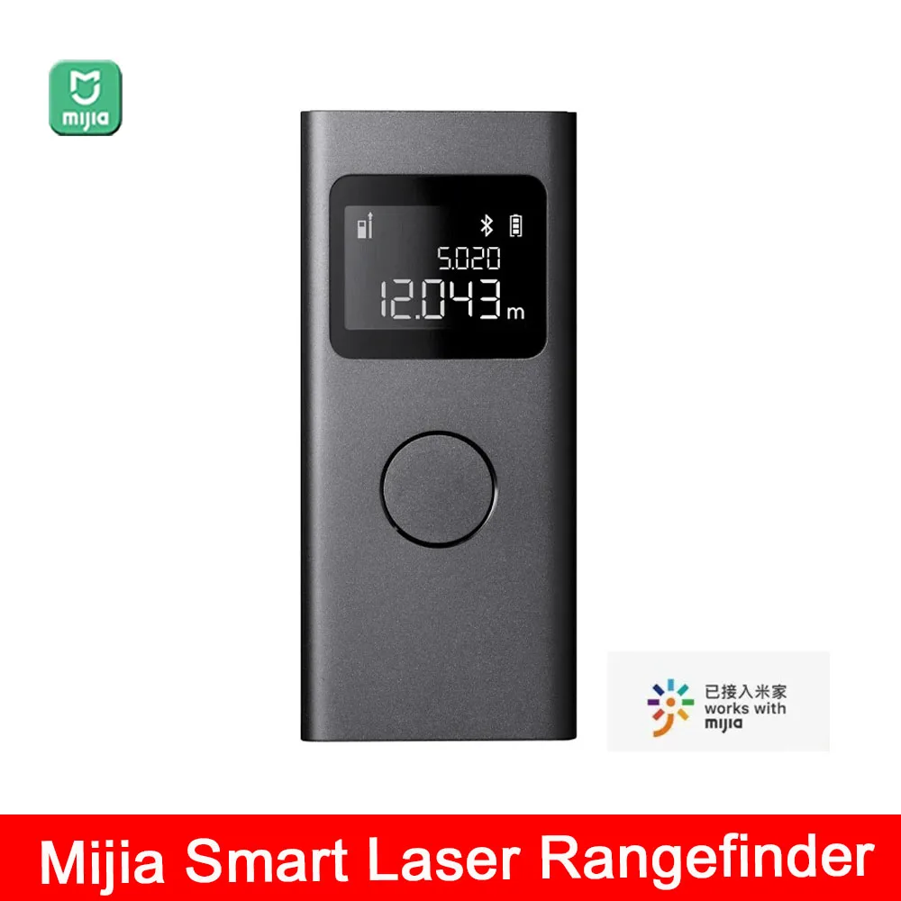 

Mijia Smart Laser Rangefinder Life Real Time Distance Meter LCD Display Laser Range Finder Tape Measure Work with Mi Home APP