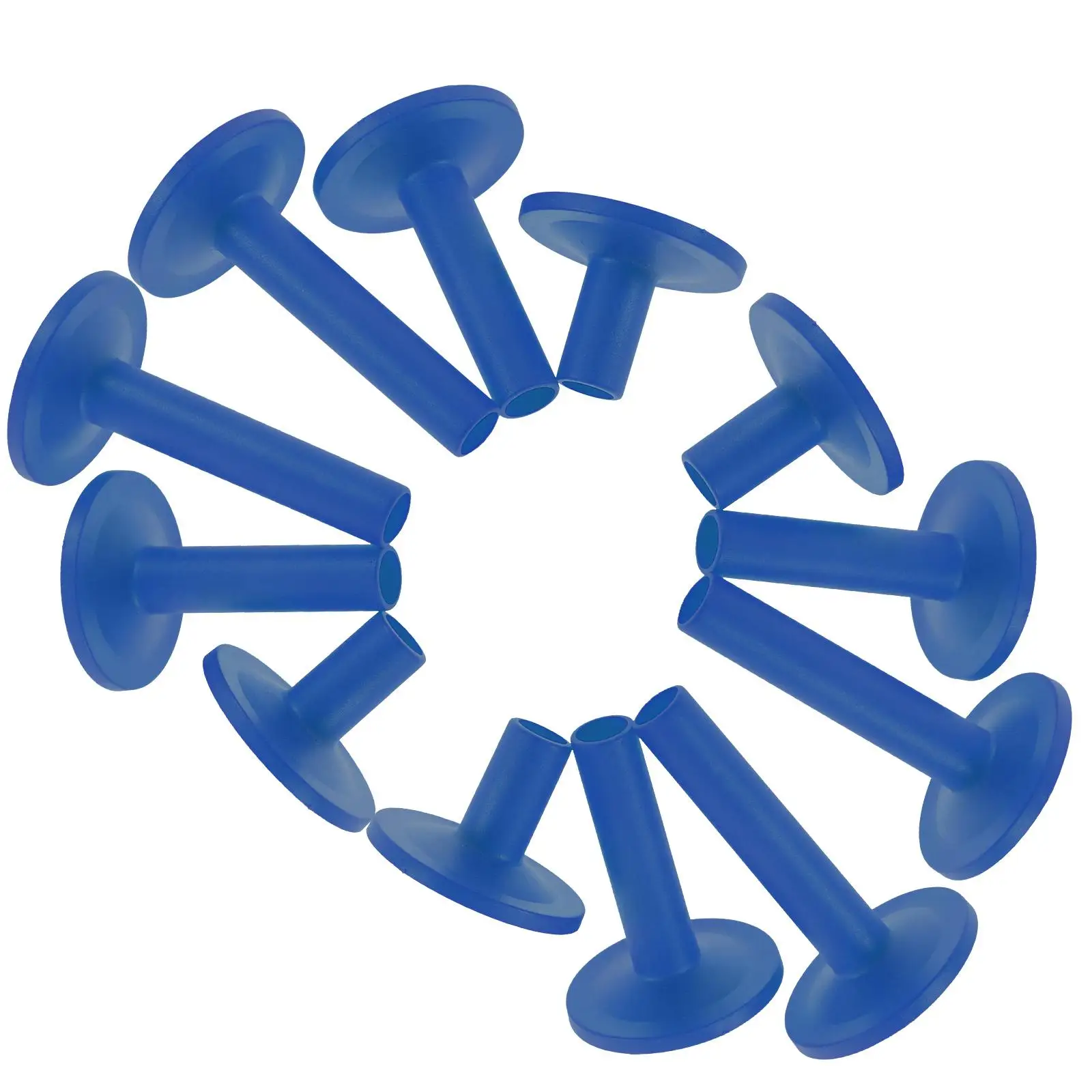 

12 Pcs Sleeves 6 2CM 5CM Drum Supplies 2 8CM Blue Plastic Set Drum Kit Accessories Musical Instrument Supplies