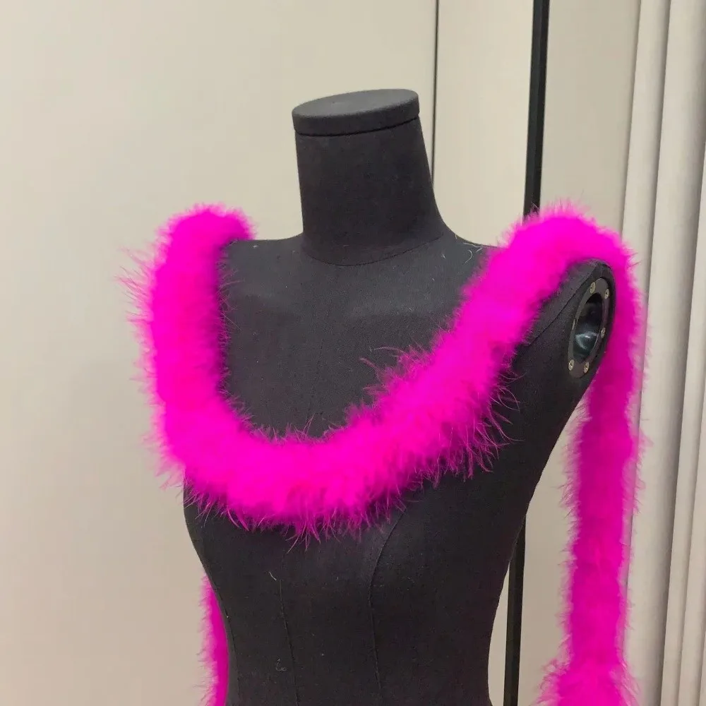 Nuova striscia decorativa da 2 metri per polsini, abbigliamento fai da te, cucito, finiture soffici, decorazioni per la casa, pelliccia sintetica, decorazione in pelliccia artificiale