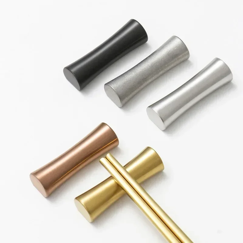 

1PCS Gold Pillow Shape Chopstick Rest 304 Stainless Steel Solid Chopsticks Rack Home Restaurant Hotel Knife Fork Tableware Rack