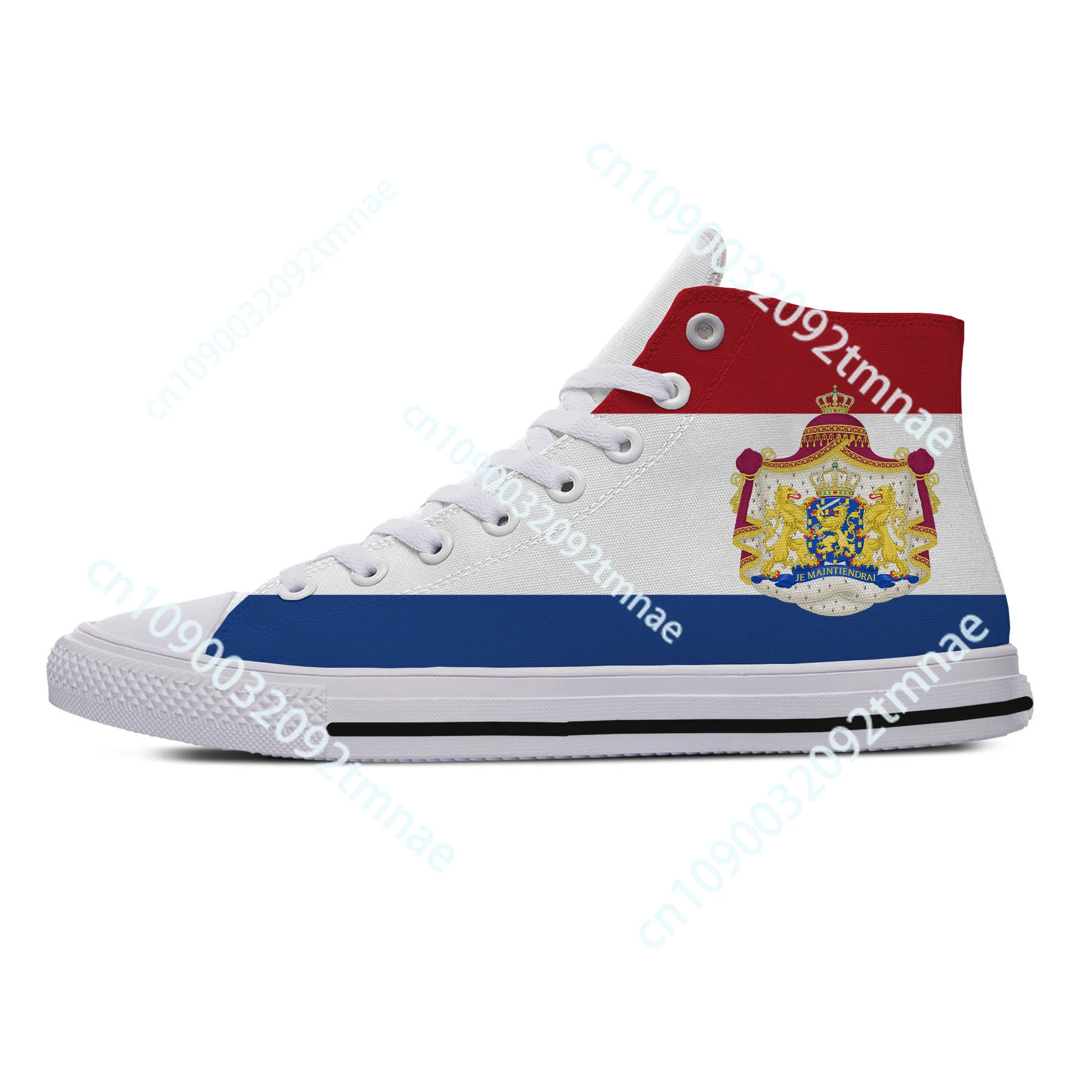 Hot Summer Coat Arms Nederland Flag Marine Corps Army Air Foce High Top Custom Shoes Mens Womens Breathable Latest Sneakers