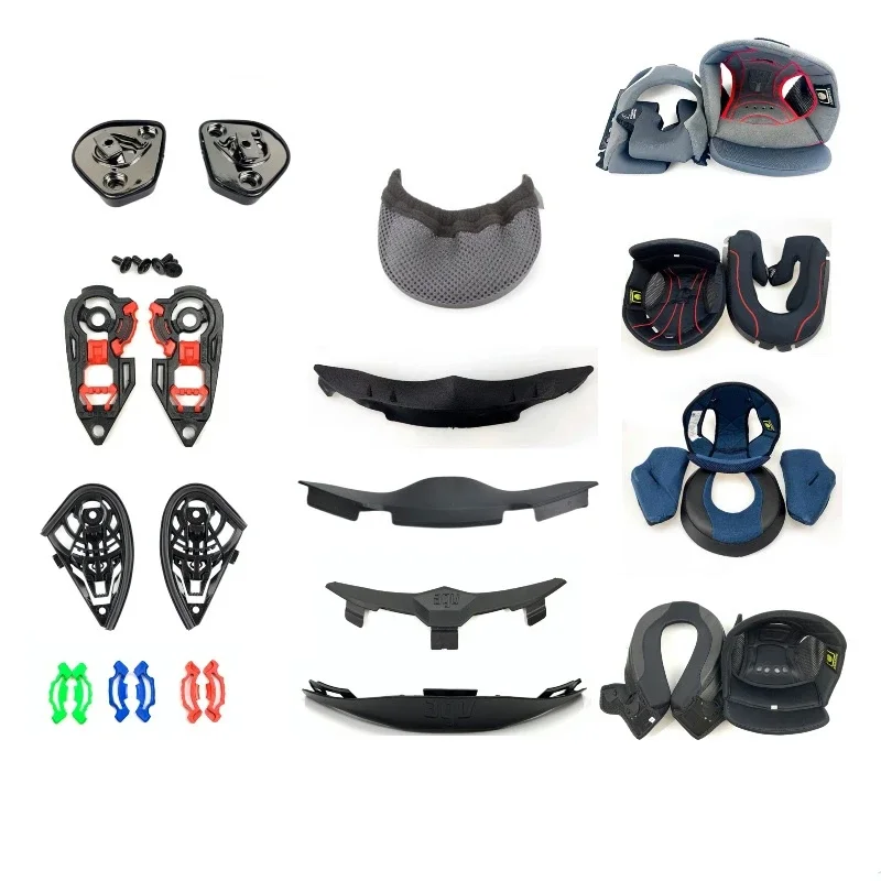 

AGV Helmet Accessories K1/K3sv/k5 SHOEI Z7 Helmet Accessories Lined with Chin Mesh and Nose Protection Lenses