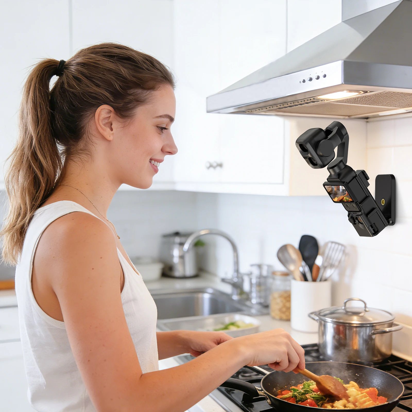 Magnetische Silikon-Schutzhülle für DJI Osmo Pocket 4/4P Rutschfest Sturzsicher Stoßfeste Kameraabdeckung mit Starker Absorption – Detail 15