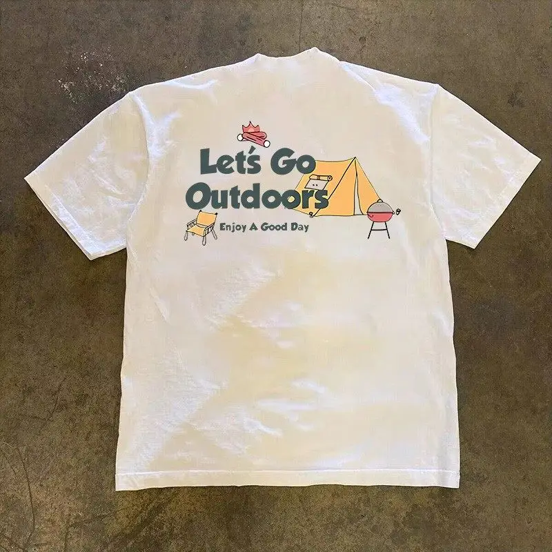 

Футболка унисекс из чистого хлопка в американском стиле, повседневная и универсальная, для подарков на день рождения