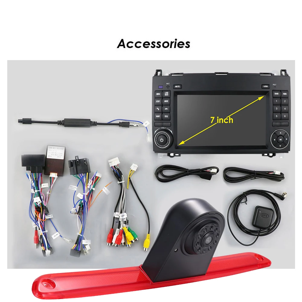 Carpaly GPS Android Car radio Navigation with HD reverse Camera For Mercedes Benz Sprinter W906/Volkswagen VW Crafter Caravelle
