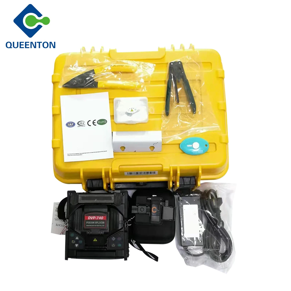 DVP-740 Fibra Splicer Multi Language Fiber Optic Welding Machine Fusion Splicer DVP 740 Fusion Splicing Machine