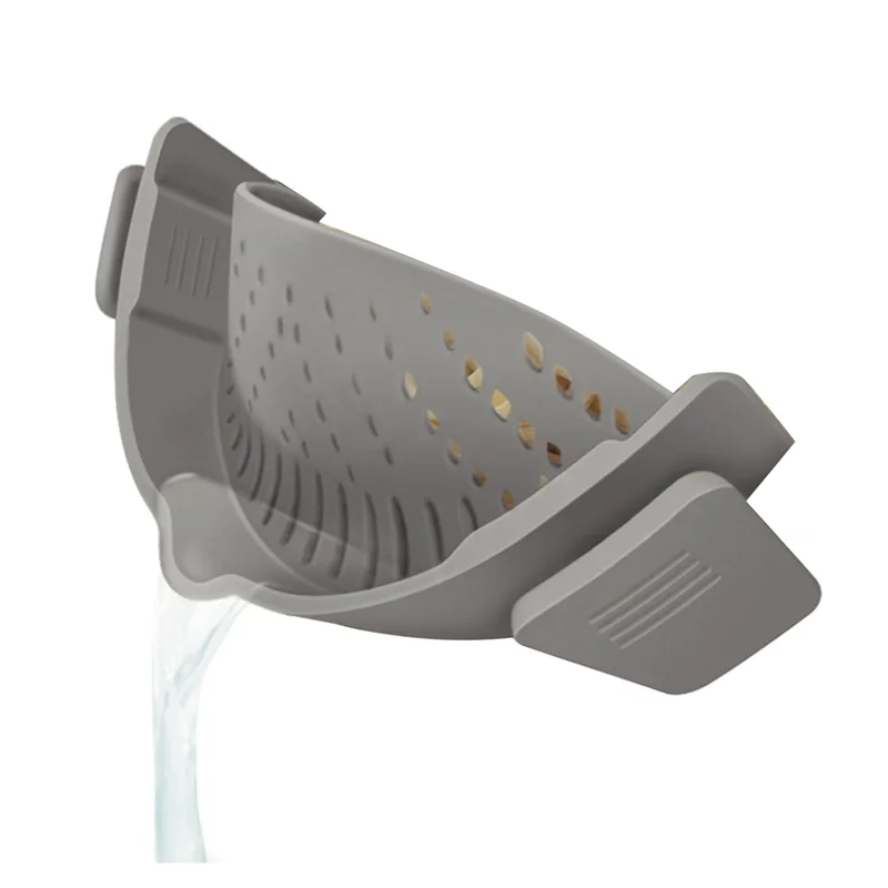 【Limited-Stock!】Fruit,Spaghetti Strainer Clip On Strainer For All Pots Pan Colander For Noodle,Vegetables