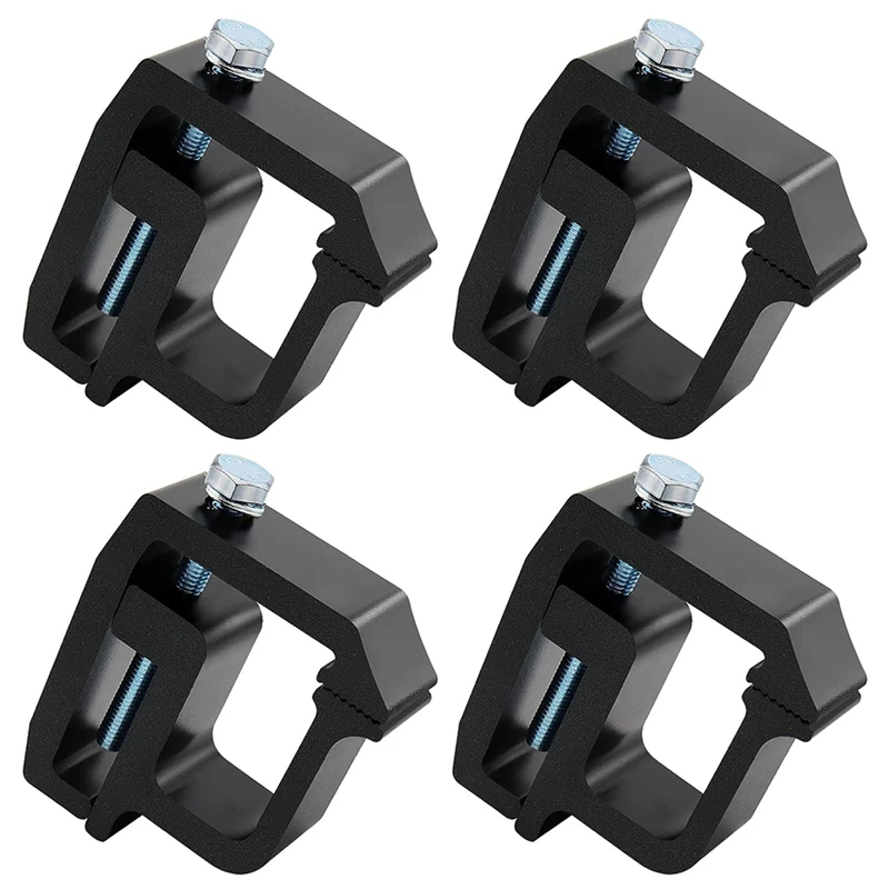 

4PCS Mounting Clamps Ladder Rack Clamps Truck Cap Topper Camper Shell Heavy Duty For CHEVY Silverado Sierra 1500/2500