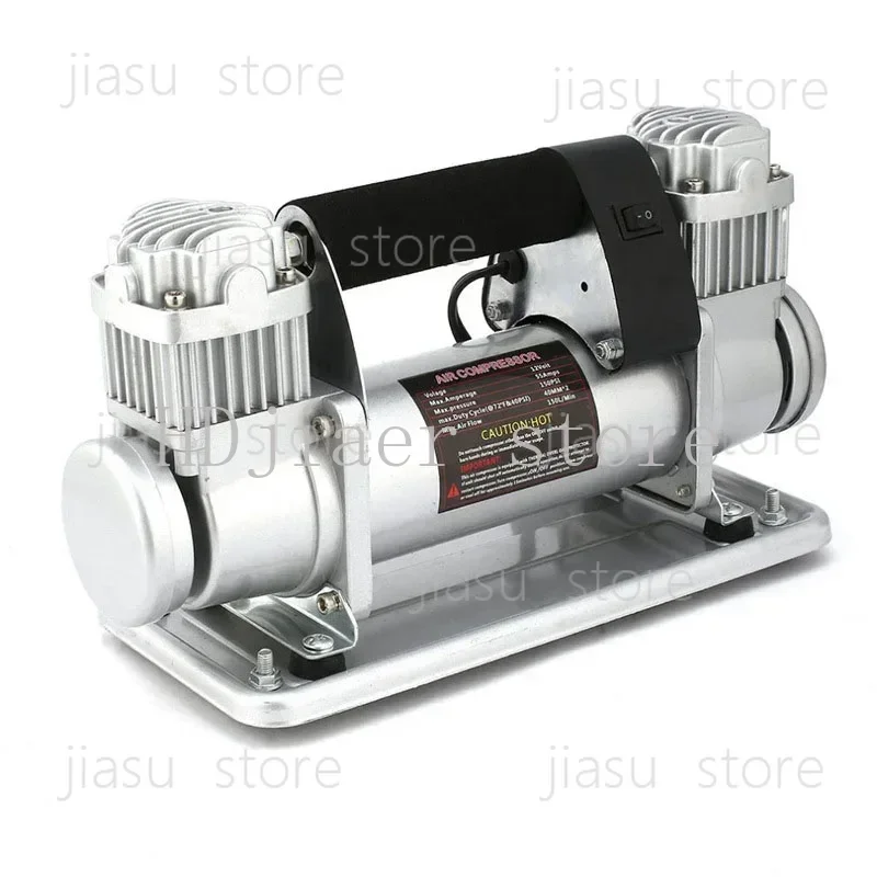 

580W High Power All Metal Double Cylinder Car Air Pump: Ideal for Fast Off Road and Play Sand, with High Pressure Comp