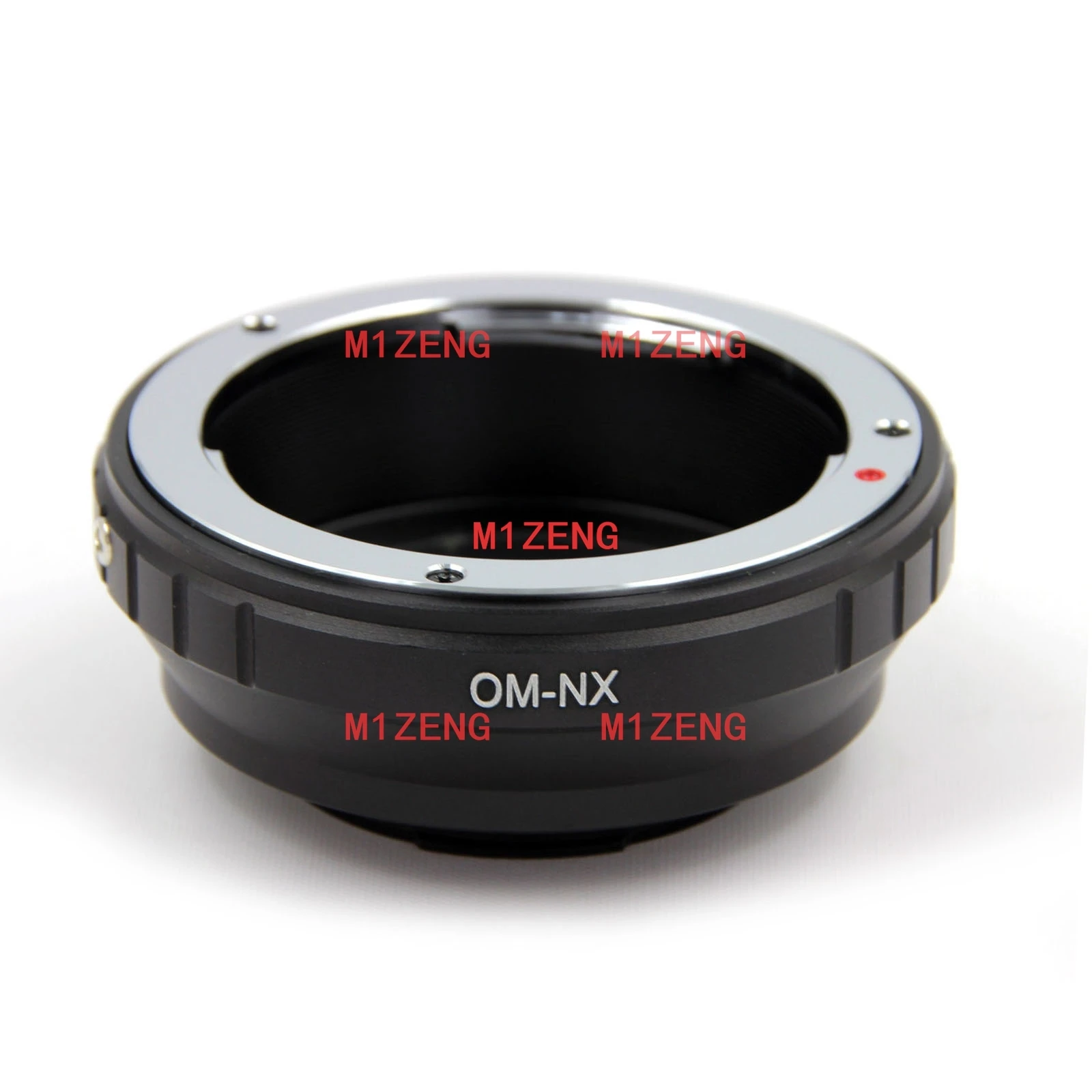 Adaptador OM-NX para lente Olympus OM para câmera Samsung NX Mount NX500 NX300 NX20 NX5 em metal preto