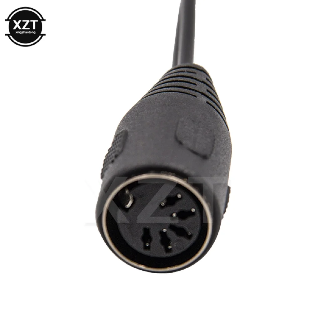 5-pinowy kabel audio Din żeński na 2 wtyczki męskiej RCA AMP Profesjonalny kabel audio do odtwarzacza DVD Nowy 50 cm