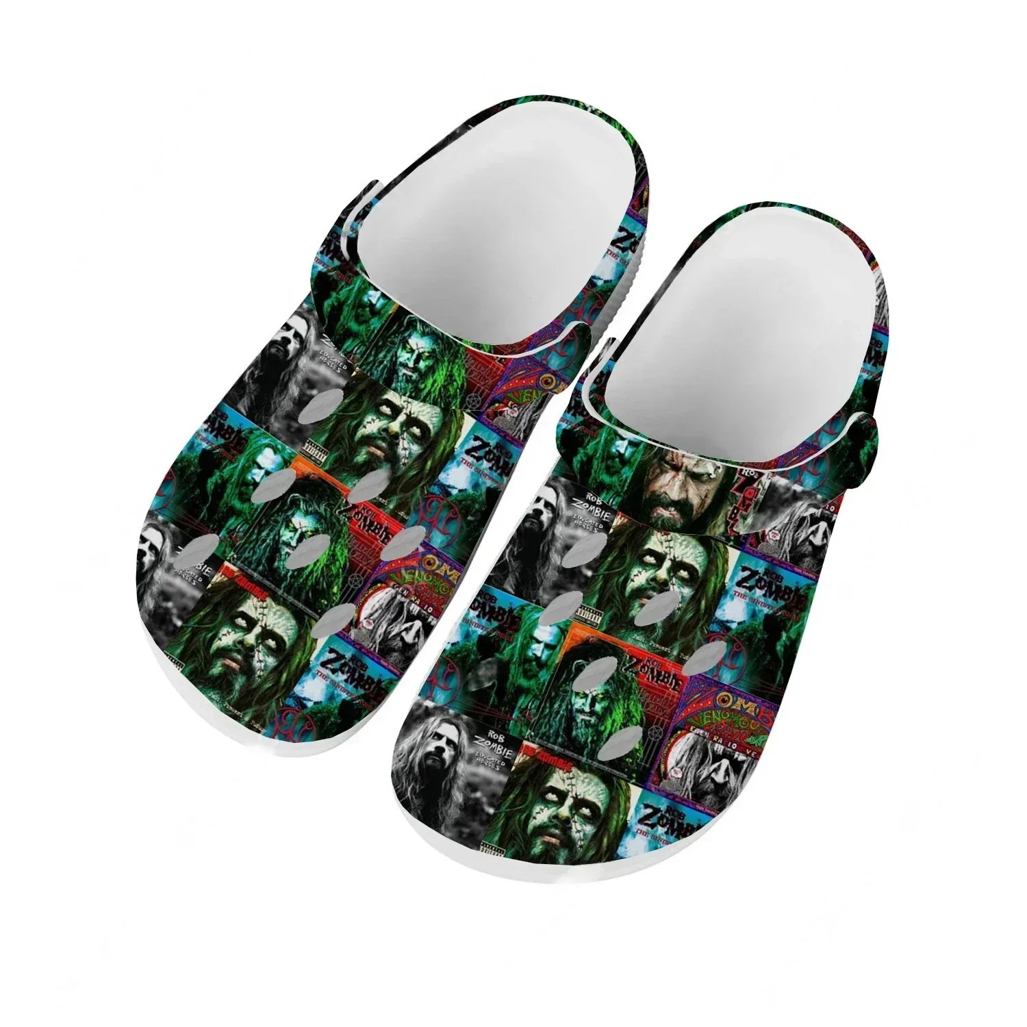 

Rob Zombie Water Shoes Mens Womens Comfortable Fashion Home Garden Clogs Customizd Sandals Beach Breathable Hole Slippers