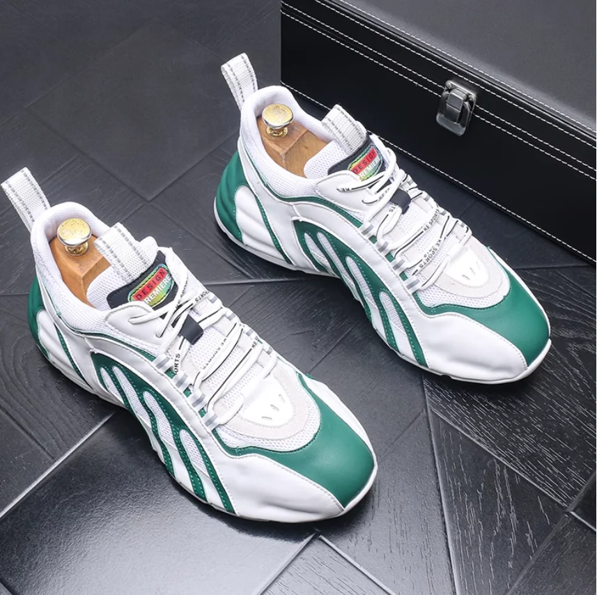 

Sneakers Men Fashion Casual Lightweight Breathable Running Shoes Men Sneakers Lace-up Platform Sneakers Footwear Zapatos Hombre