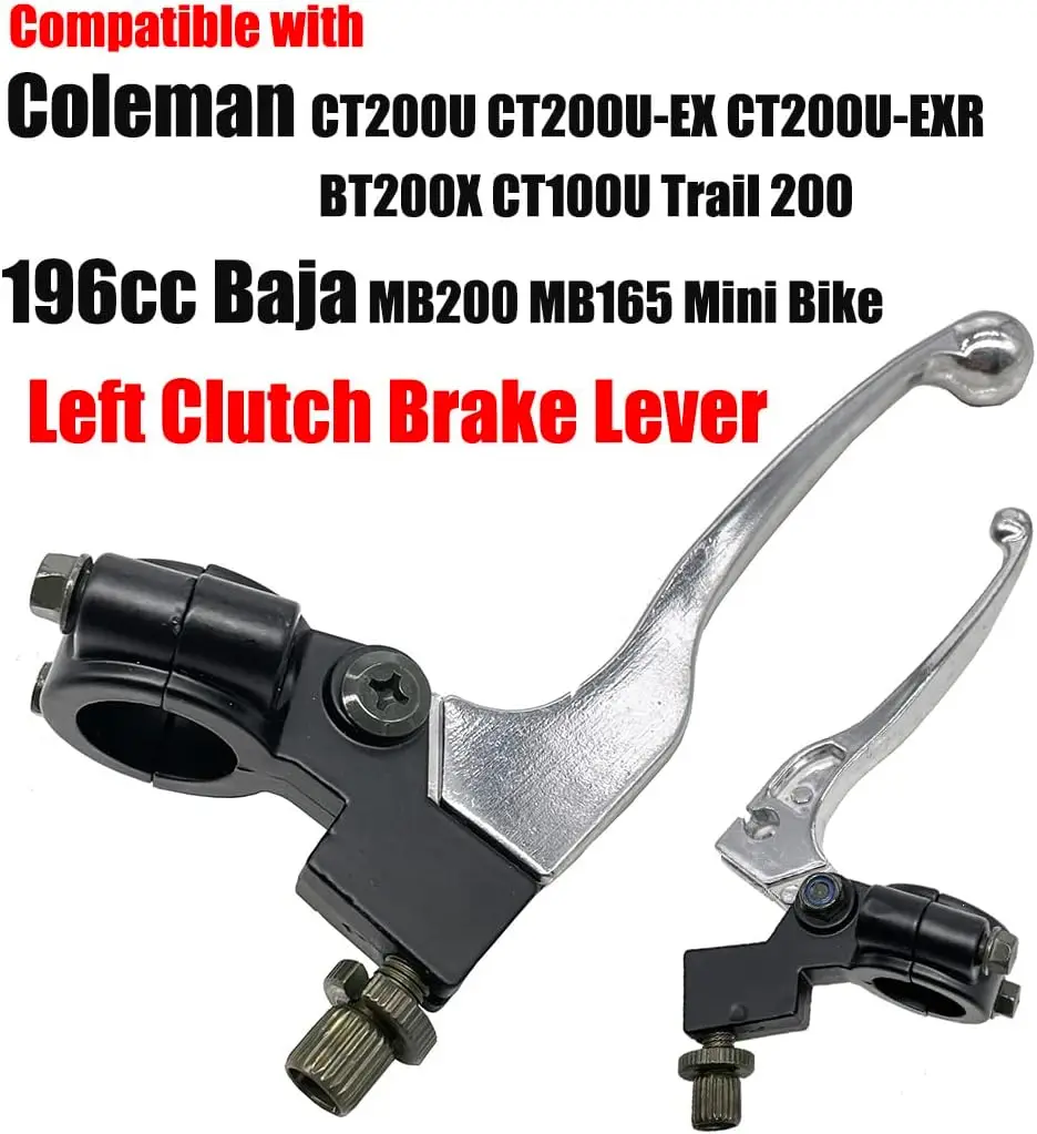 22mm Left  Brake Lever Compatible with  CT200U CT200U-EX CT200U-EXR BT200X CT100U Trail 200 196cc 98cc Baja MB200 MB165  Bike