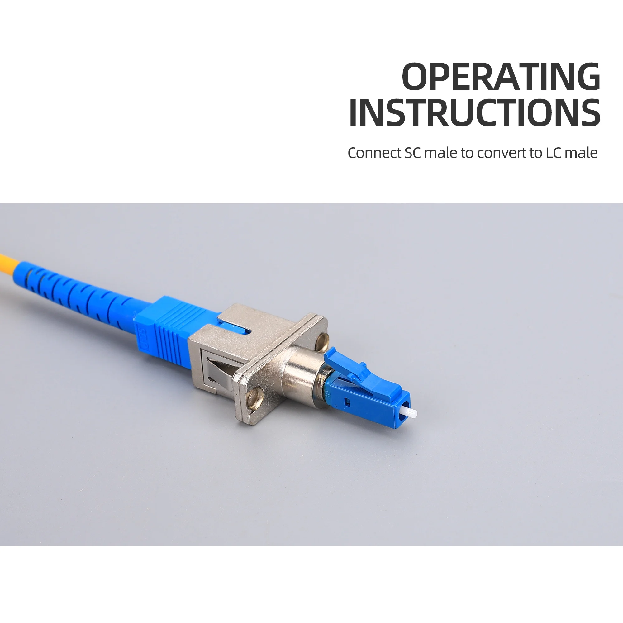 FTTH Telecom Network Engineering Special Connector LC Male SC Female Converter Adapter Single Mode Multi Mode UPC/APC