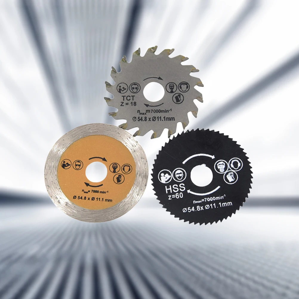

3Pcs Alloy Saw Blade Circular Disc 548mm Cutting Disk Rotary Tool Woodworking Precision Black Yellow Silver Tile