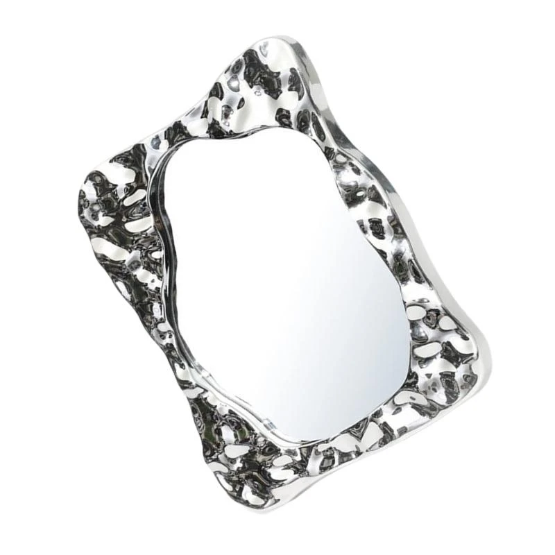 Espelho maquiagem para desktop, espelho maquiagem dobrável espelho portátil espelhado portátil espelho princesa Cloud