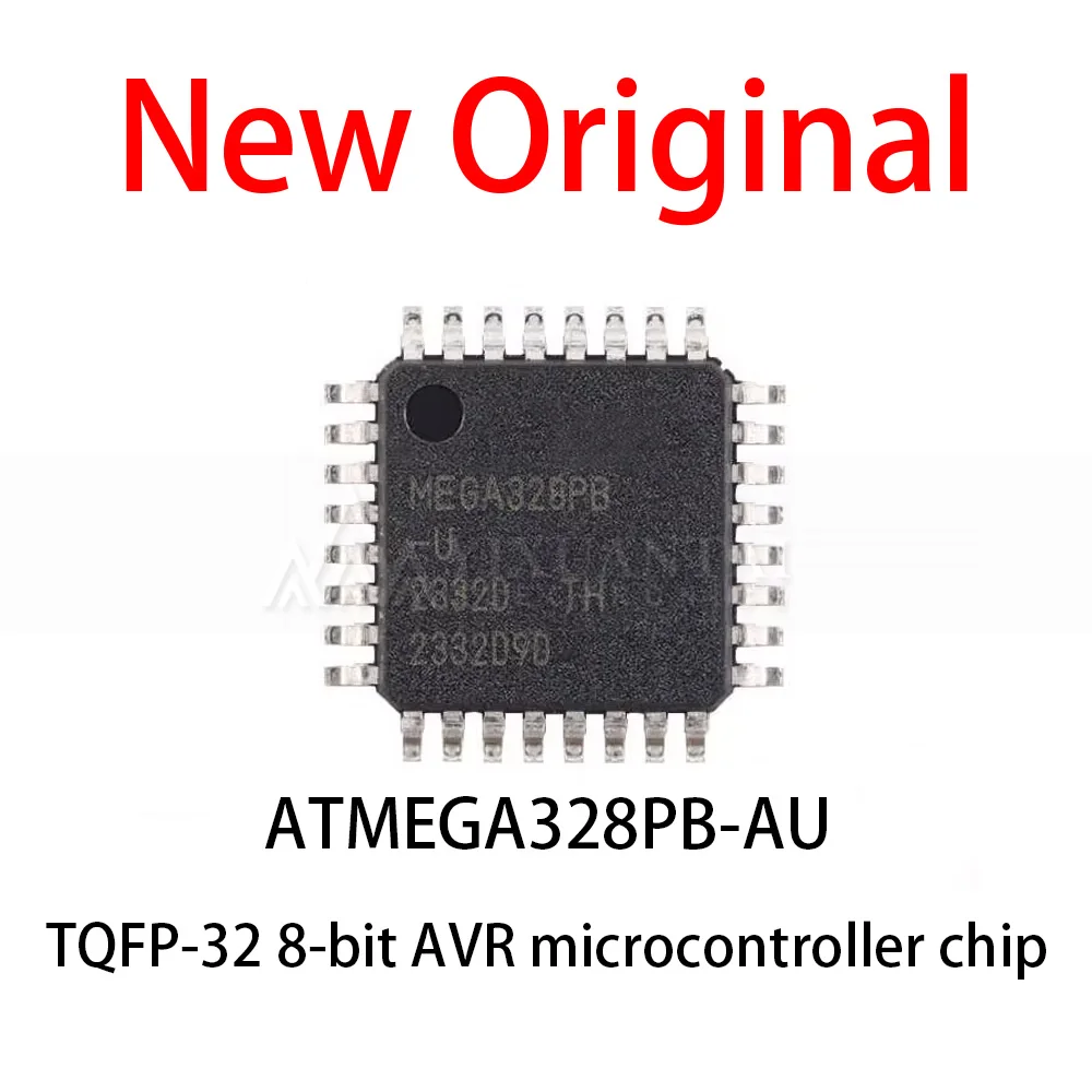 (5-10piece)100% New original ATMEGA328PB-AU ATMEGA328PB MEGA328PB-U ATMEGA328PBAU TQFP32 8-bit AVR microcontroller chipNew