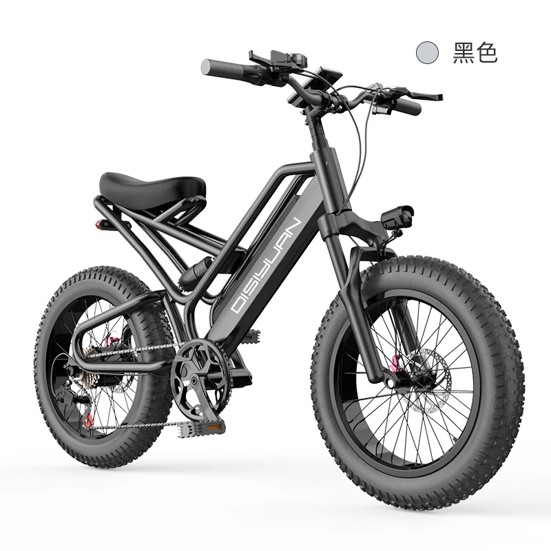 S9 Plus 20 inch eu magazijn high speed motor downhill full suspension ebike mountain v20 electric bike Disiyuan