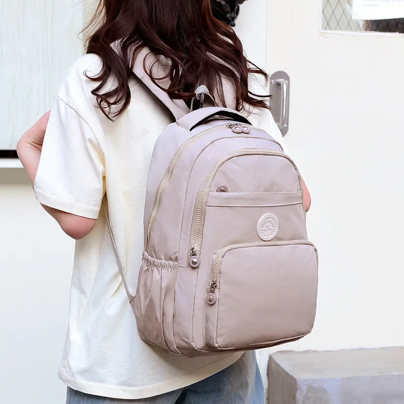 

‌2025 Floral Print Oxford Backpack for Women, Large Travel Laptop Bag with USB Port, Stylish School Bag for College/Work