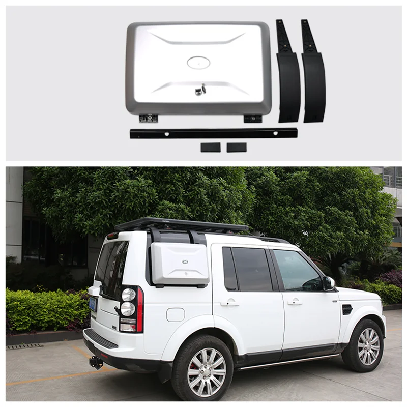 For Land Rover Discovery 4/5 LR4 2010-2017 LR5 2018-2023 High Quality ABS Car Luggage Box Roof Rack Side Tool Equipment Spoiler