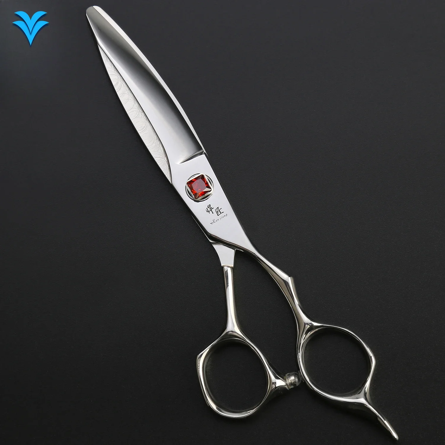 

CNC 6.0 Inch Japanese Cobalt VG10 Steel Sliding Barber Shears Slice Hair Cutting Scissors Hairdressing Scissors