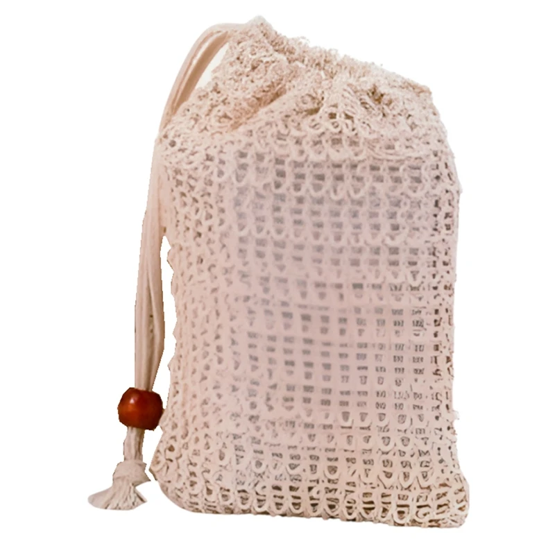 ABNO-Sacchetti per sapone,Sacchetti per sapone esfoliante da bagno,Sacchetti in rete per imballaggio di sapone per bagno e doccia.