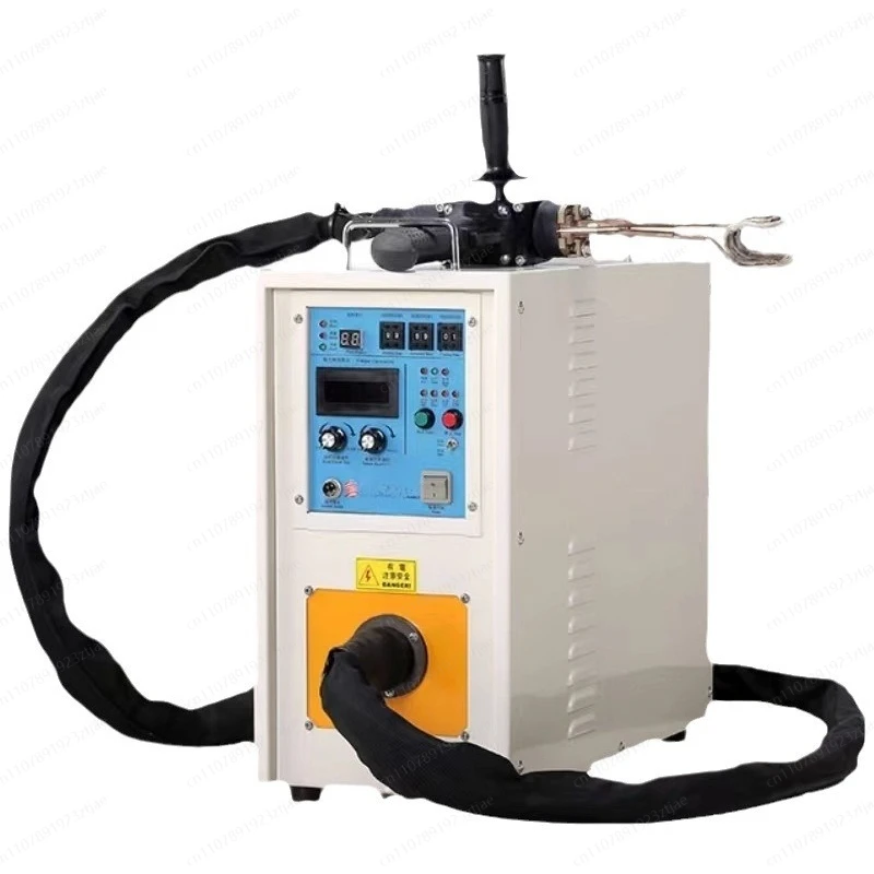 Handheld 15kW welding, hardening, annealing, forging, induction heating machine