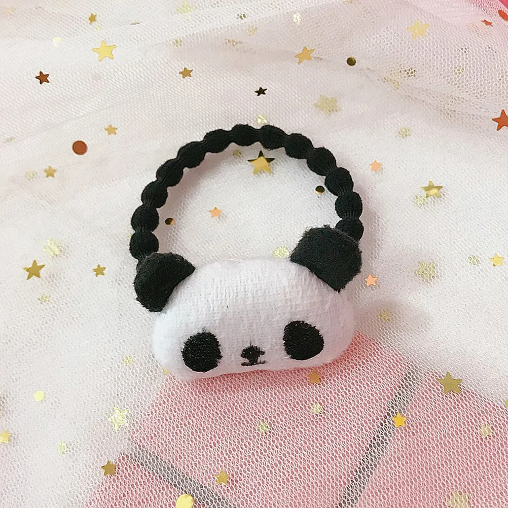 

3Pcs Hair Tie Brooch Hair Clip Set Simple Cute Girl Dress Up Accessories Birthday Party Panda Brooch
