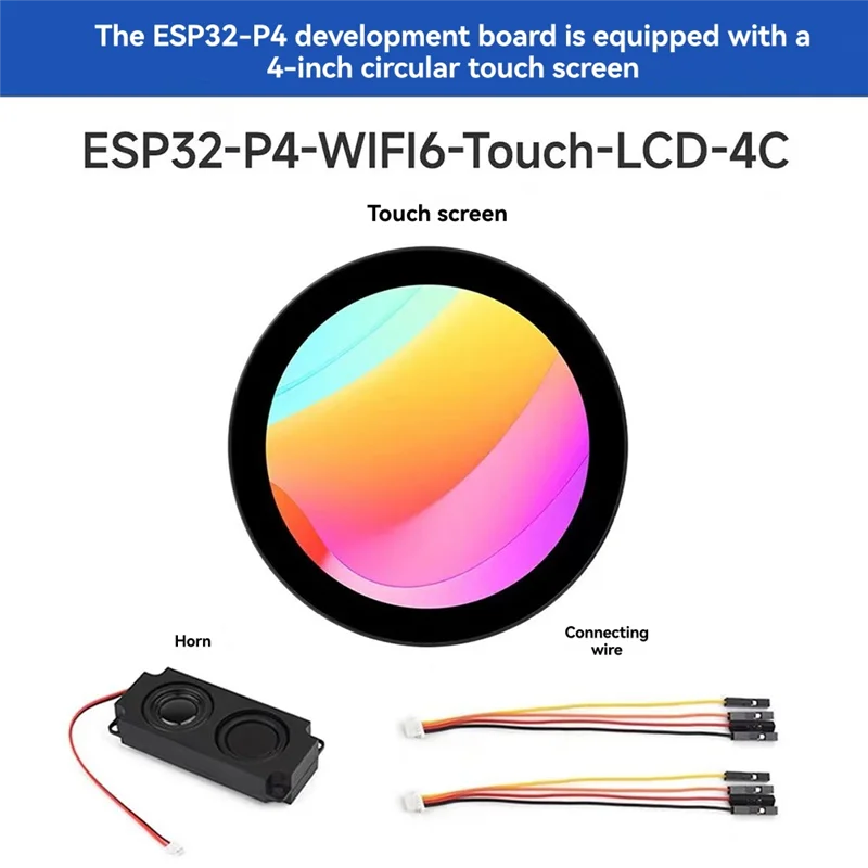 A13E-4Inch Round Touch Screen Display 800X800 IPS Resolution 10-Point Multi-Touch Deepseek AI Voice Interaction Support