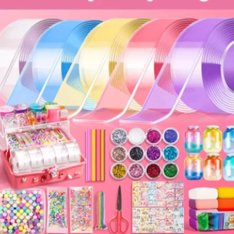 1 рулон ПЭТ, высокая липкость, сделай сам, выдувные пузыри, двухсторонняя лента, декомпрессионная игрушка, двусторонняя высокая липкая лента для рукоделия, игрушки для детей 1 рулон ПЭТ, высокая липкость, сделай сам, выдувные пузыри, двухсторонняя лента, декомпрессионная игрушка, двусторонняя высокая липкая лента для рукоделия, игрушки для детей